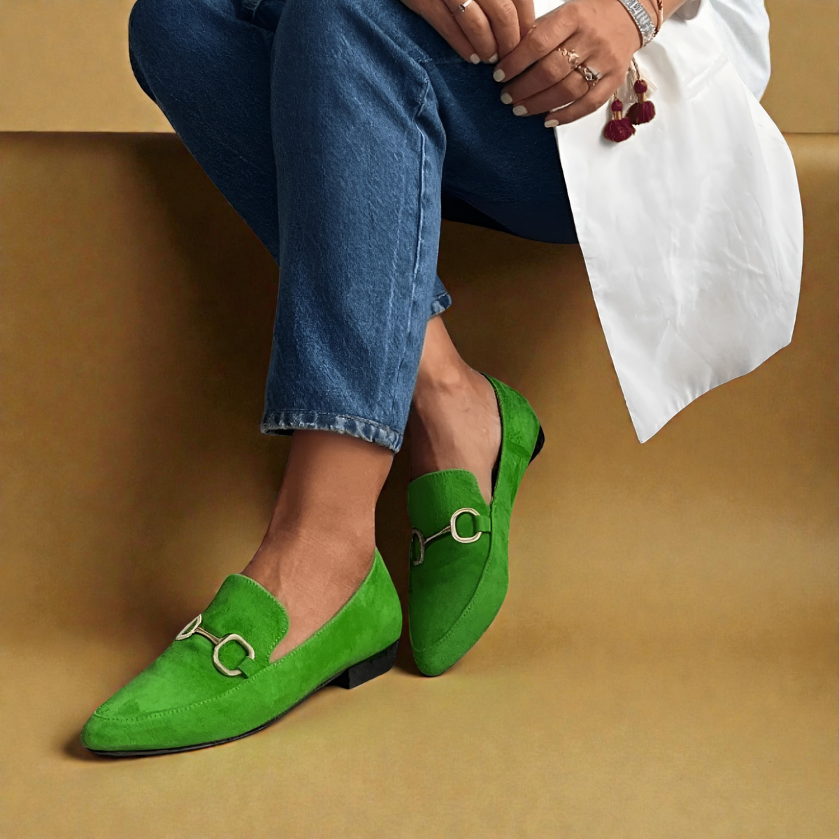 GINEVRA™ | Mocassins Boho Femme