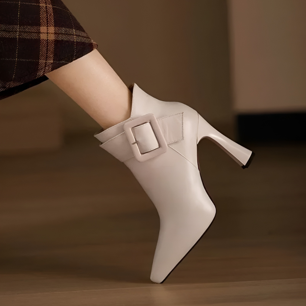CLAUDINE™ | Bottines à Talon Élégant