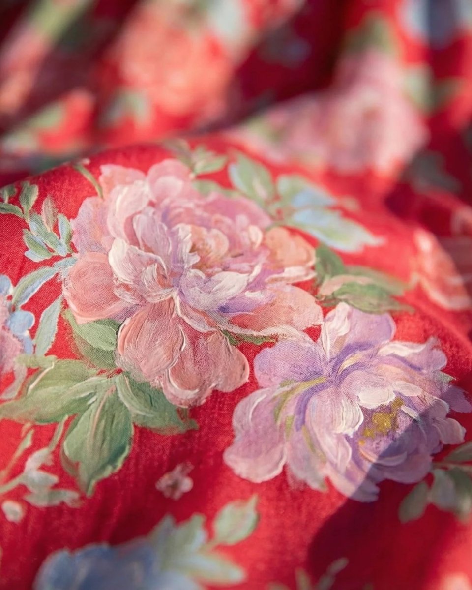 Manuela | Robe longue à fleurs flatteuse