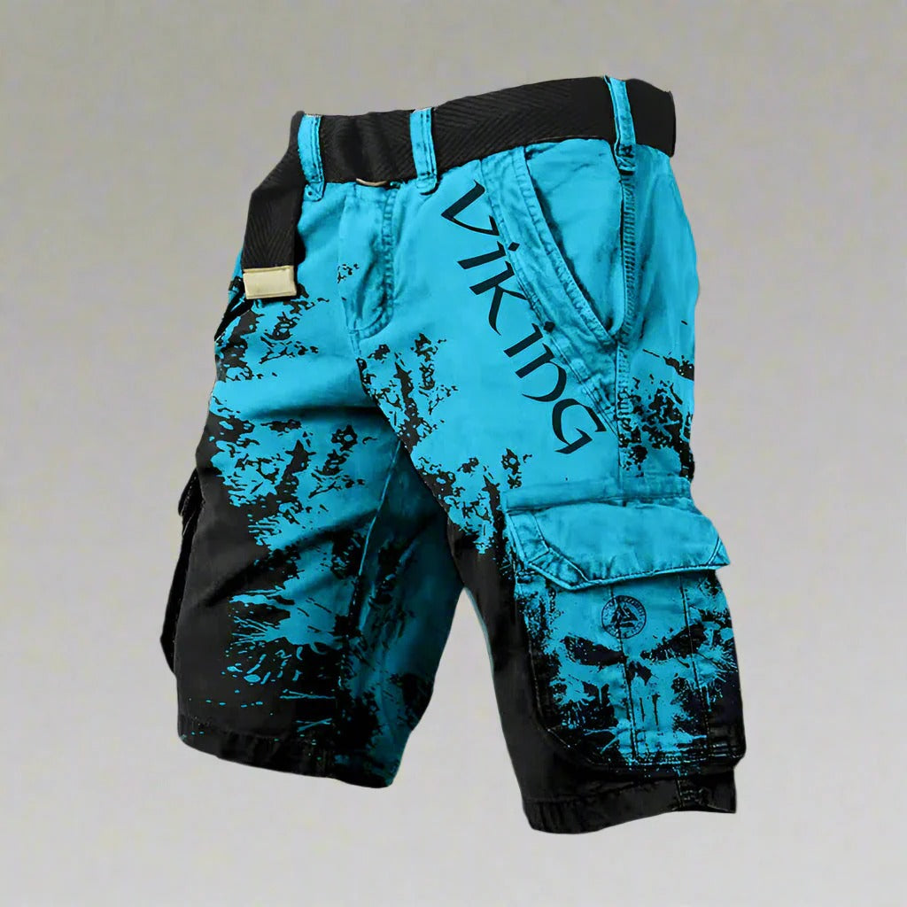 DAVID | Pantalon cargo court confortable de style viking
