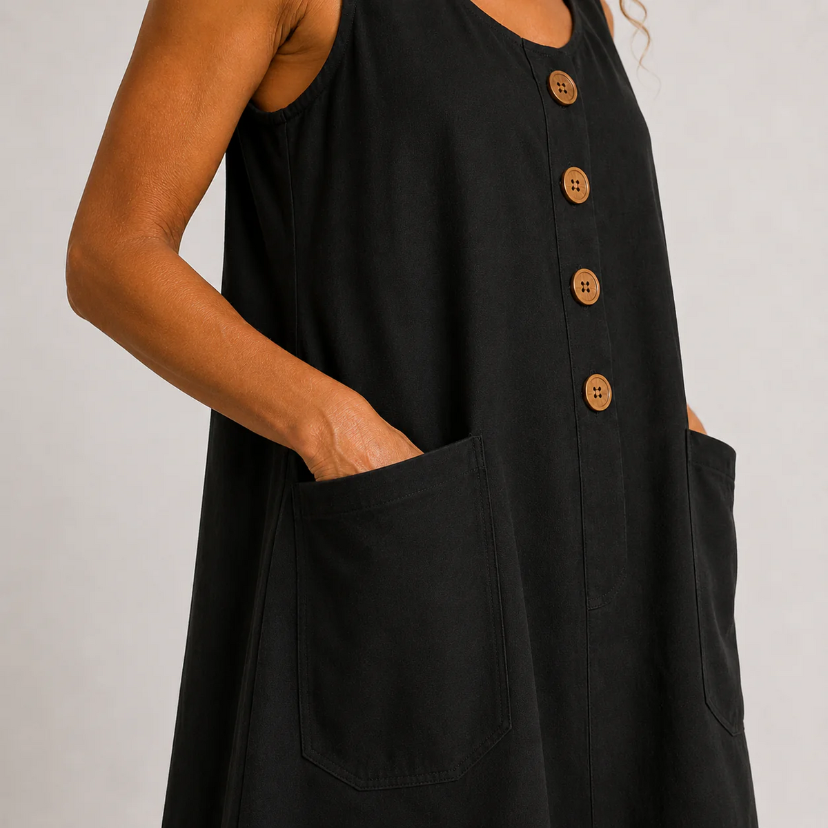 MARIA | Robe en coton et lin