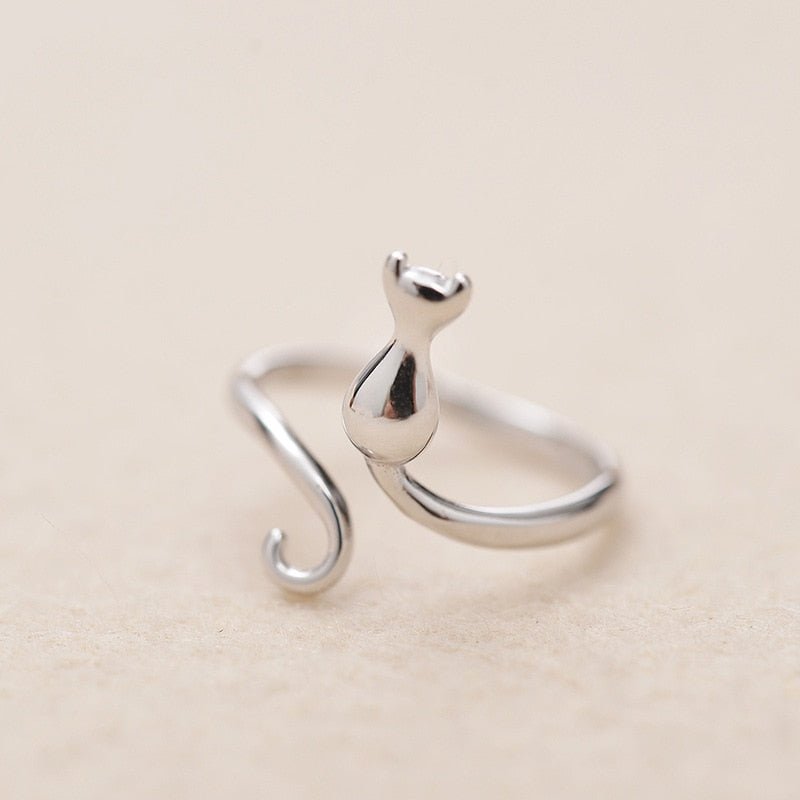 Bague en acier inoxydable pour chat