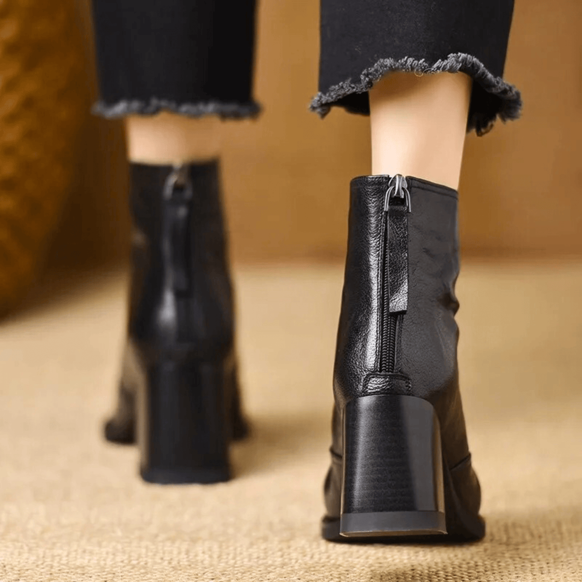 Claudia™ | Bottines luxueuses à tige mi-haute