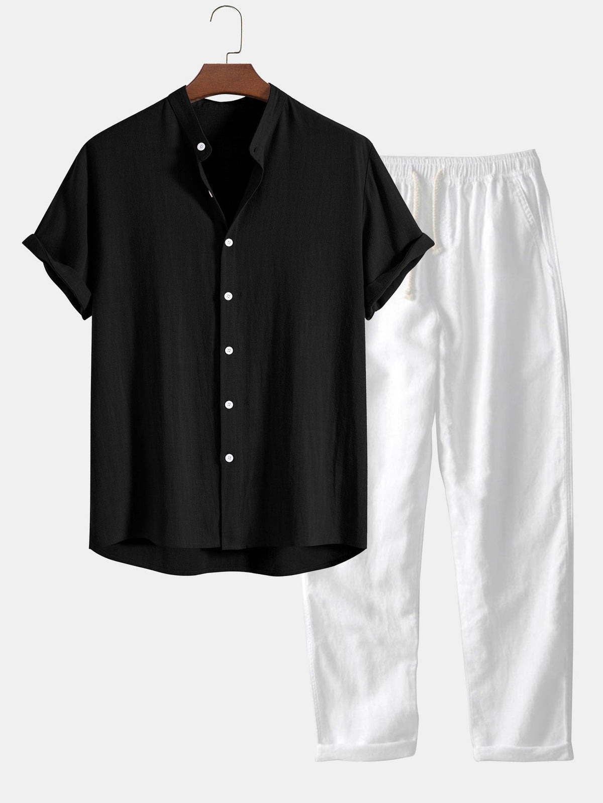 James | Ensemble d'Été en Lin pour Hommes