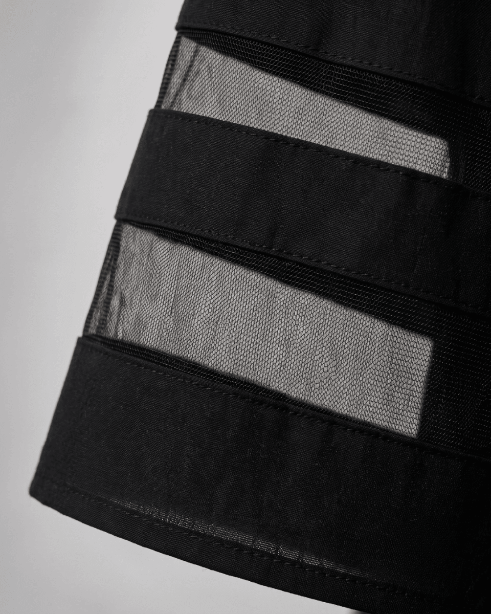 Cerelia | Robe midi à détails en maille et poches