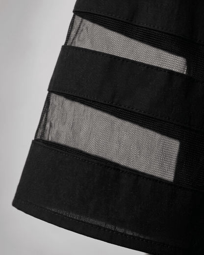 Cerelia | Robe midi à détails en maille et poches