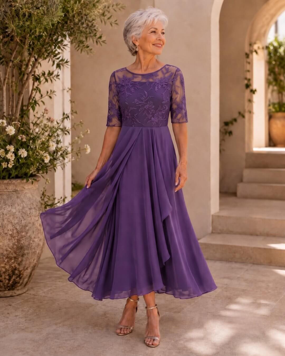 Carmen | Robe élégante en dentelle