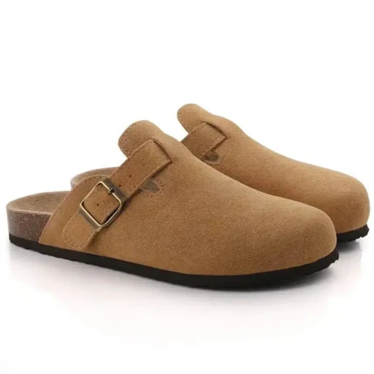 Valentin | Sabots à boucle en daim pour homme