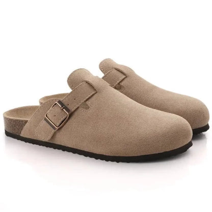 Valentin | Sabots à boucle en daim pour homme