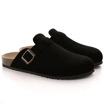 Valentin | Sabots à boucle en daim pour homme