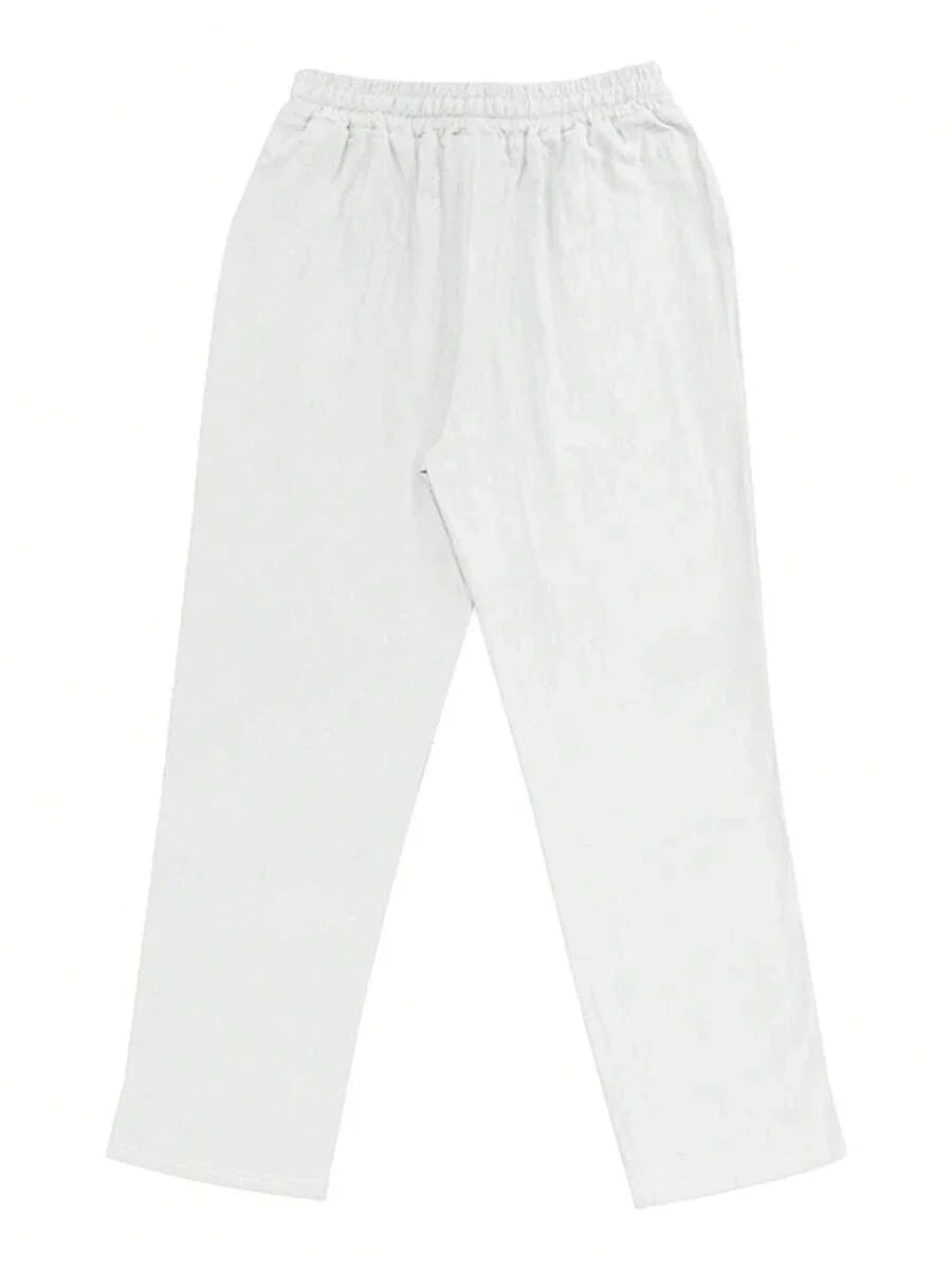 MATHIS | PANTALON LÉGER EN LIN AVEC CORDON