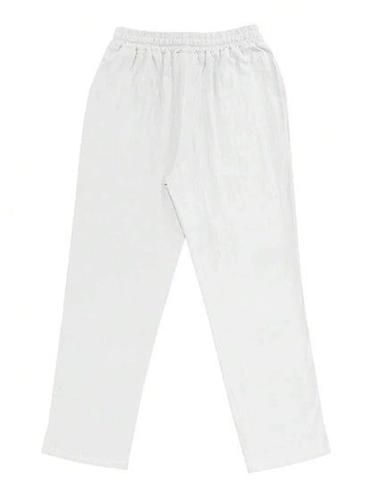 MATHIS | PANTALON LÉGER EN LIN AVEC CORDON
