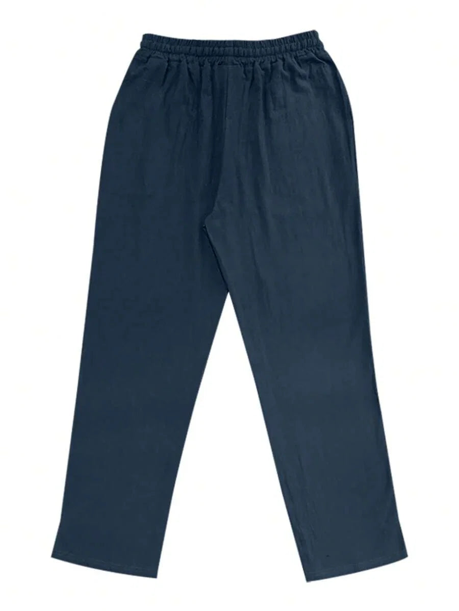 MATHIS | PANTALON LÉGER EN LIN AVEC CORDON