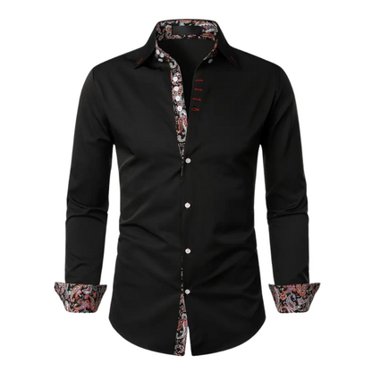 Niko | Chemise à accents Paisley pour hommes