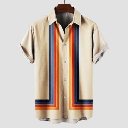 Zacharie | Chemise d'été rétro pour homme