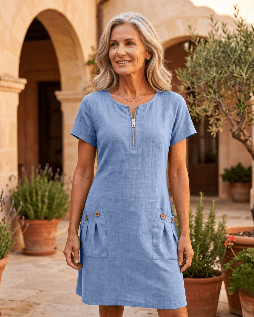 Dolores | Robe décontractée et élégante en lin