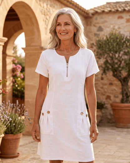 Dolores | Robe décontractée et élégante en lin