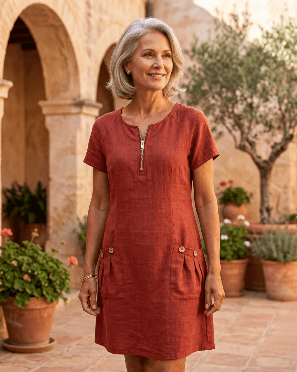 Dolores | Robe décontractée et élégante en lin