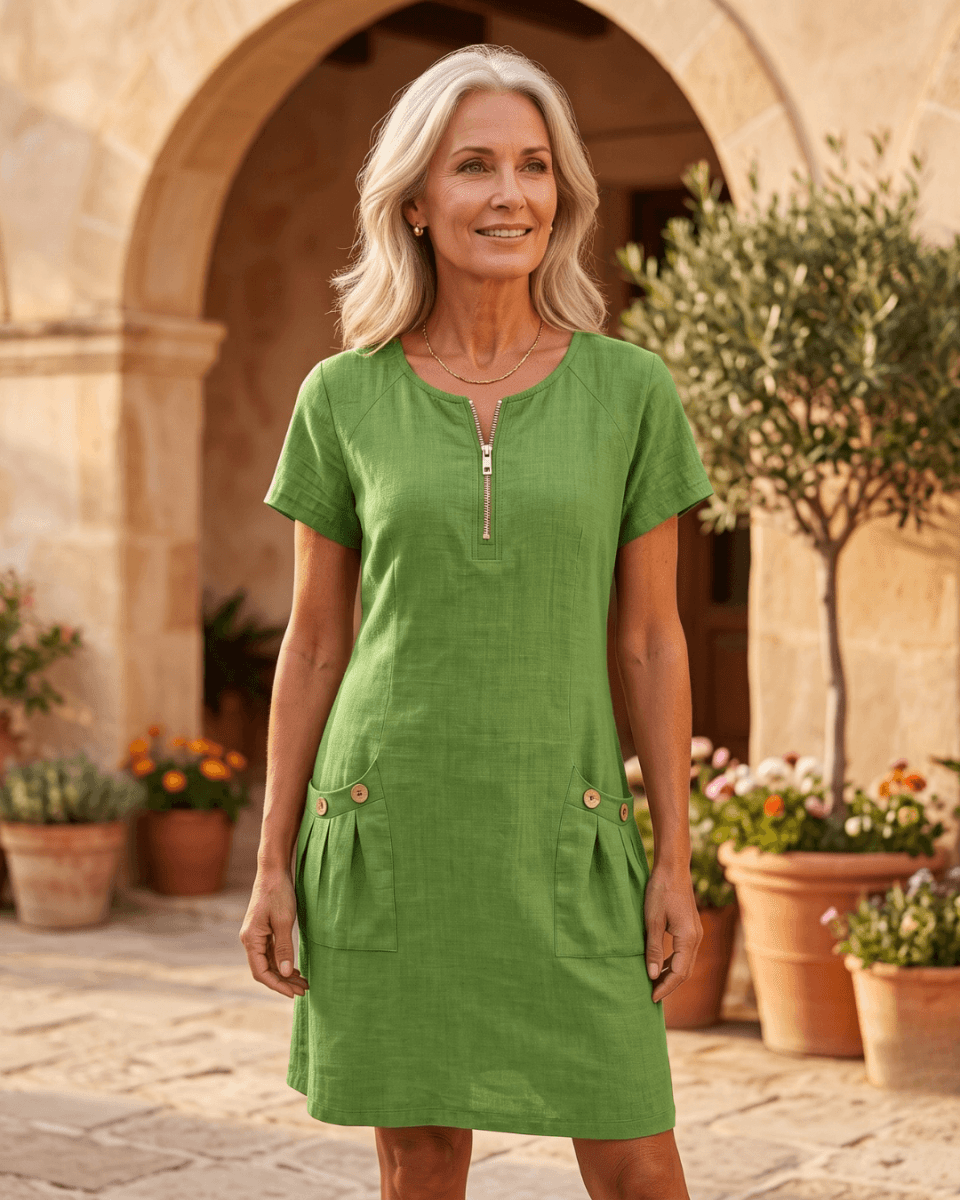 Dolores | Robe décontractée et élégante en lin