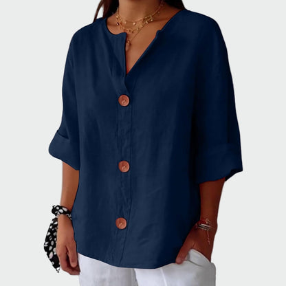 Blouse Texturée Décontractée
