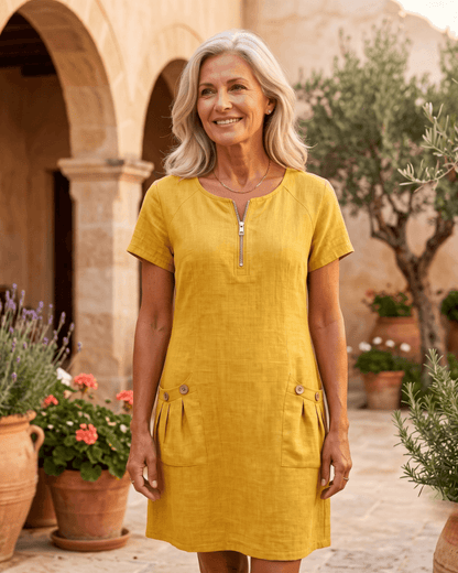 Dolores | Robe décontractée et élégante en lin