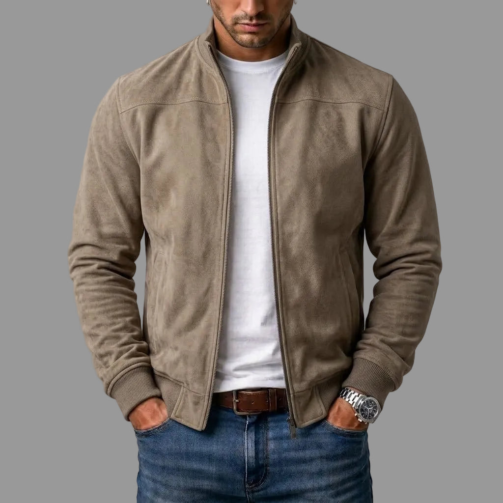 Julien | Blouson bombardier en daim