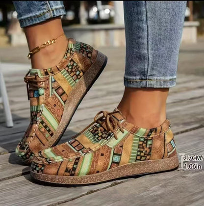 LÉONIE™ | Chaussures rétro colorées pour femme