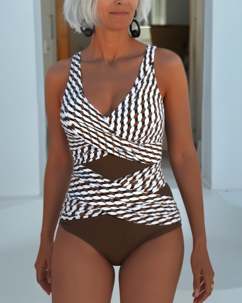Hange | Bikini croisé avec découpe