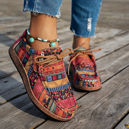 LÉONIE™ | Chaussures rétro colorées pour femme