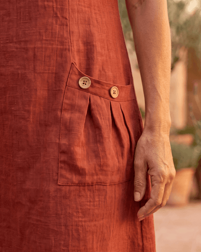 Dolores | Robe décontractée et élégante en lin
