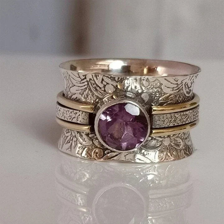 Bague de méditation en cristal bohémien