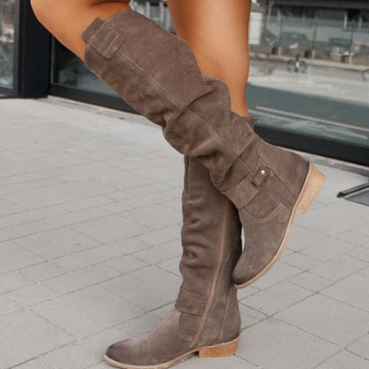 Lina™ | Bottes en daim confortables et chaudes pour femmes