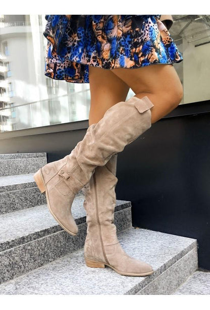Lina™ | Bottes en daim confortables et chaudes pour femmes
