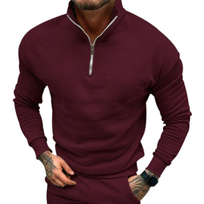 Rassell | Pull Demi-Zip au Design Contemporain pour Hommes