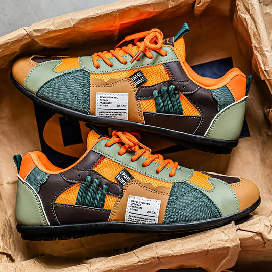 GERMAN | Baskets rétro colorées