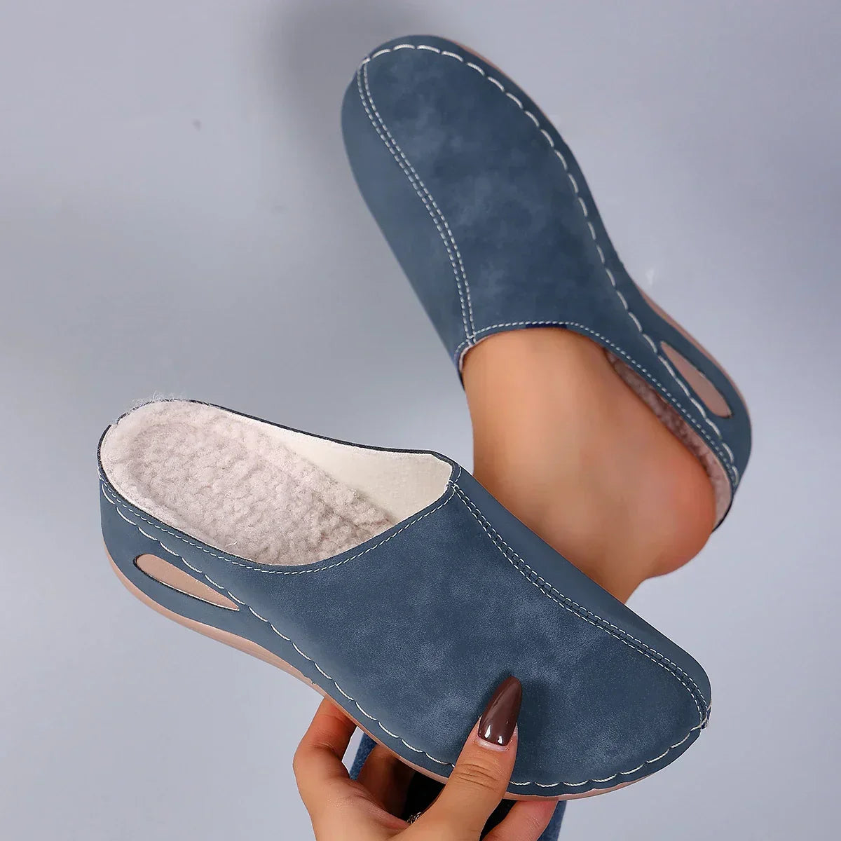 LIVIA™ | Pantoufles Chaudes en Polaire