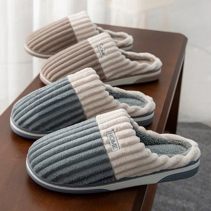 Kester | Chaussons rayés confortables pour hommes