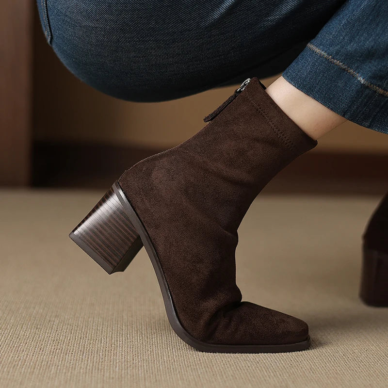Giuliana™ | Botte en daim élégante