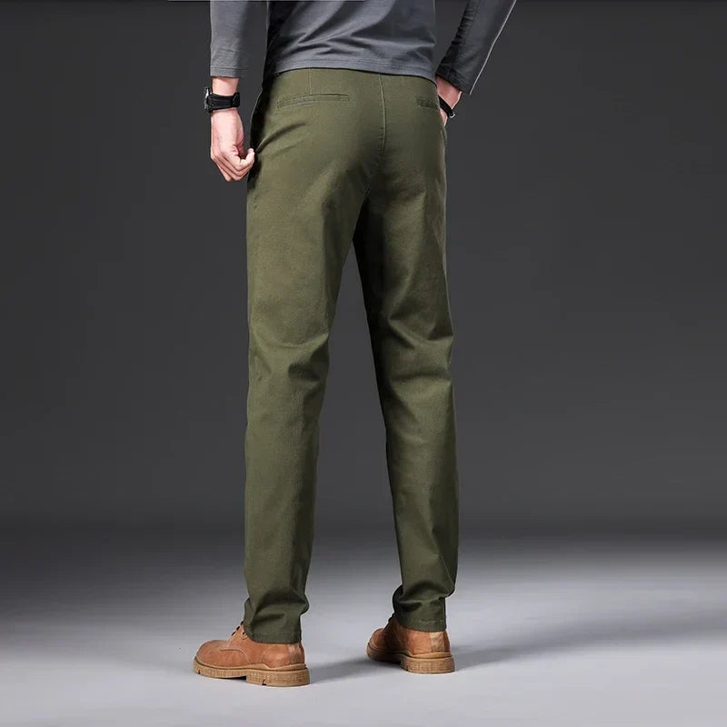 Pantalon Décontracté En Coton Pour Homme