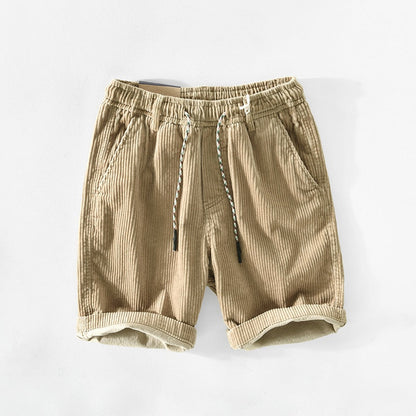 Ricky | Shorts en corduroy à coupe décontractée avec stretch confortable pour hommes