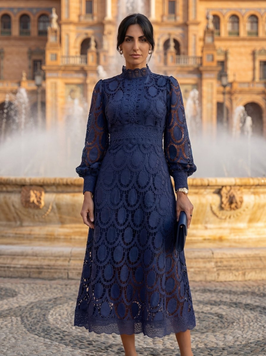 Carmona | Robe en dentelle de printemps