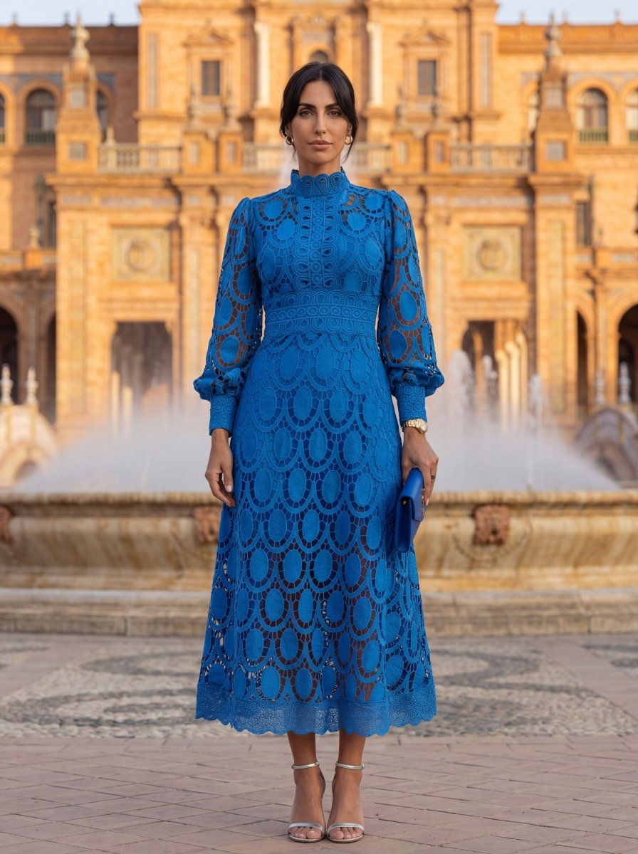 Carmona | Robe en dentelle de printemps