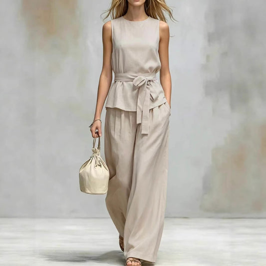 LAURA | Ensemble minimaliste en tissu léger