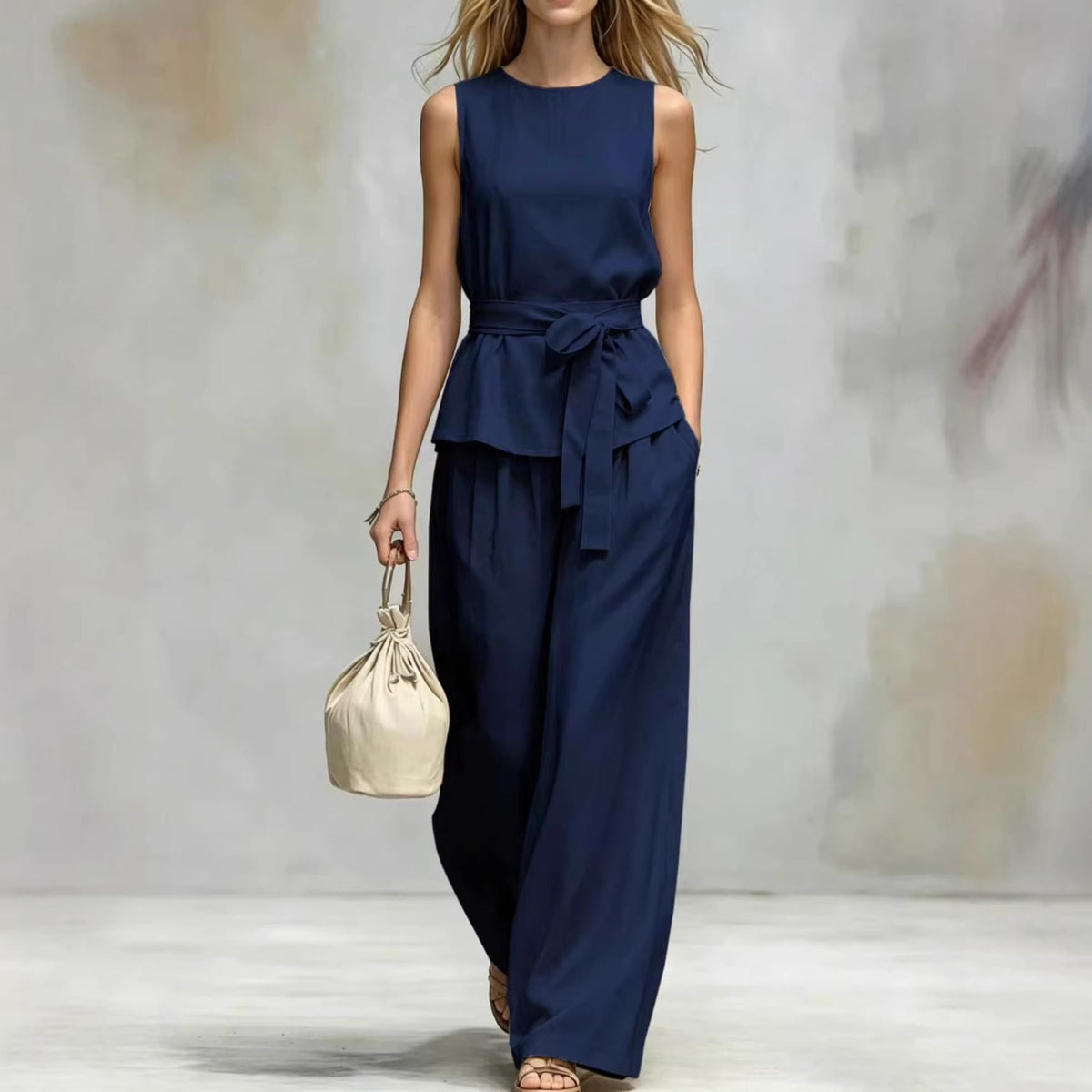 LAURA | Ensemble minimaliste en tissu léger