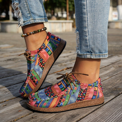 LÉONIE™ | Chaussures rétro colorées pour femme
