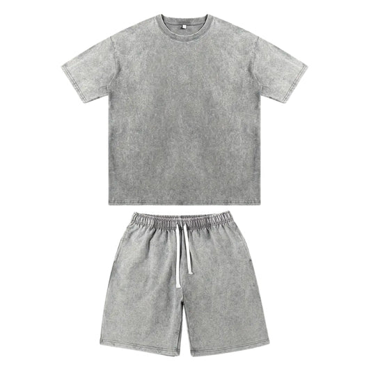Ricardo | Ensemble Décontracté Doux et Confortable de Shorts et Chemise pour Homme