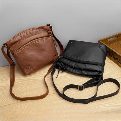Sac à épaule en cuir Astrid™