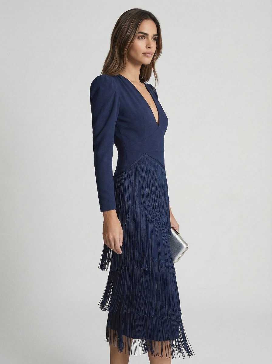 Sauge | Robe à franges