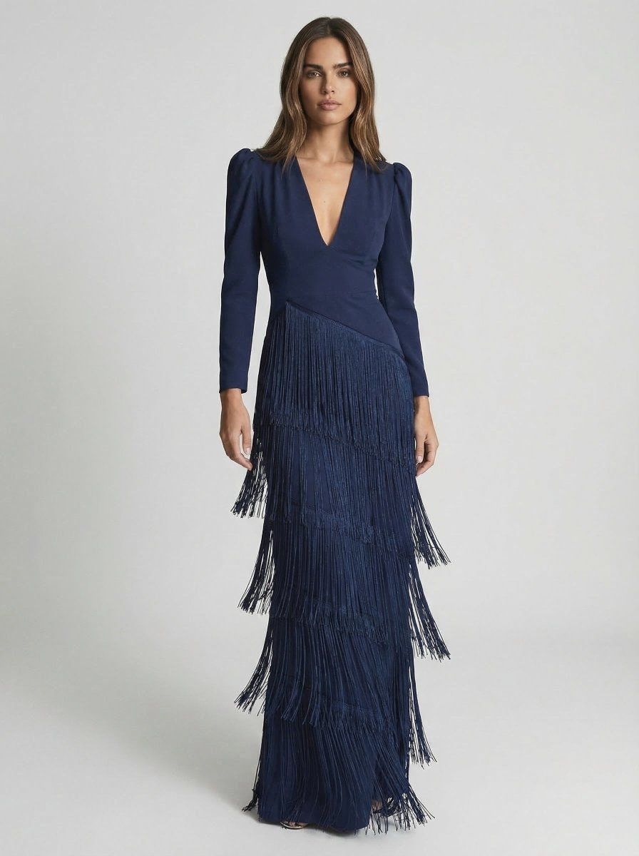 Sauge | Robe à franges