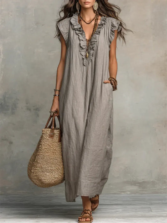 ALEXANDRA | Robe longue de style bohème